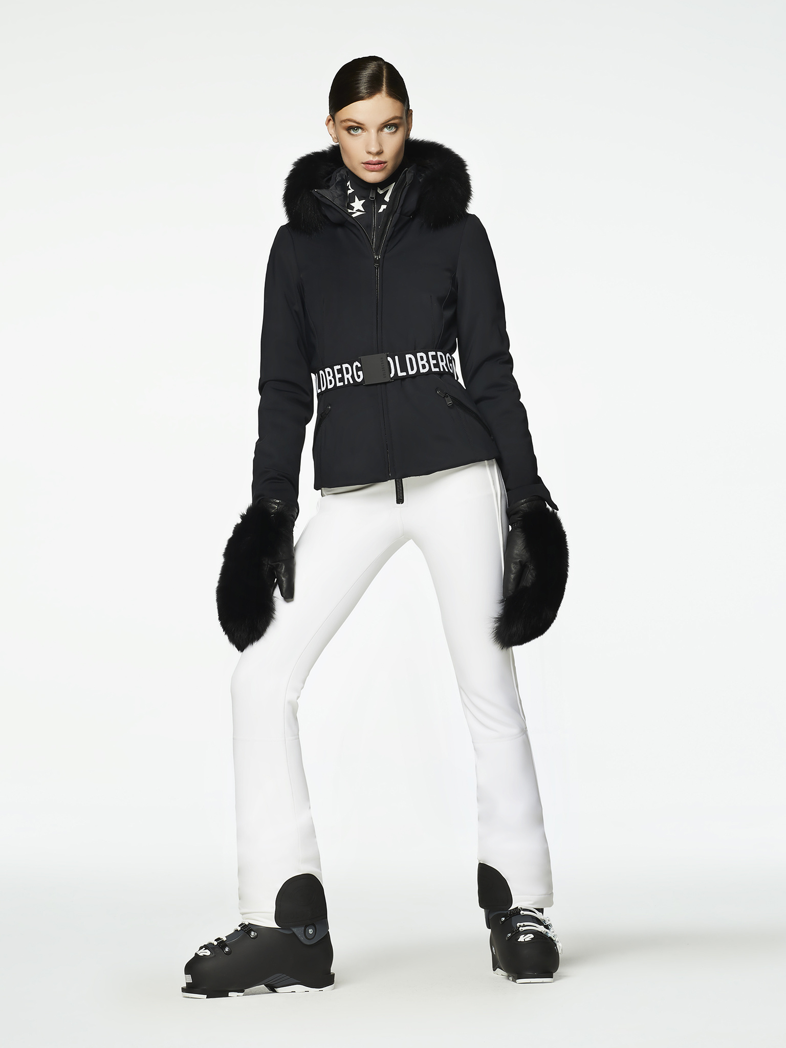HIDA jacket fur black - Goldbergh Luxury Sports
