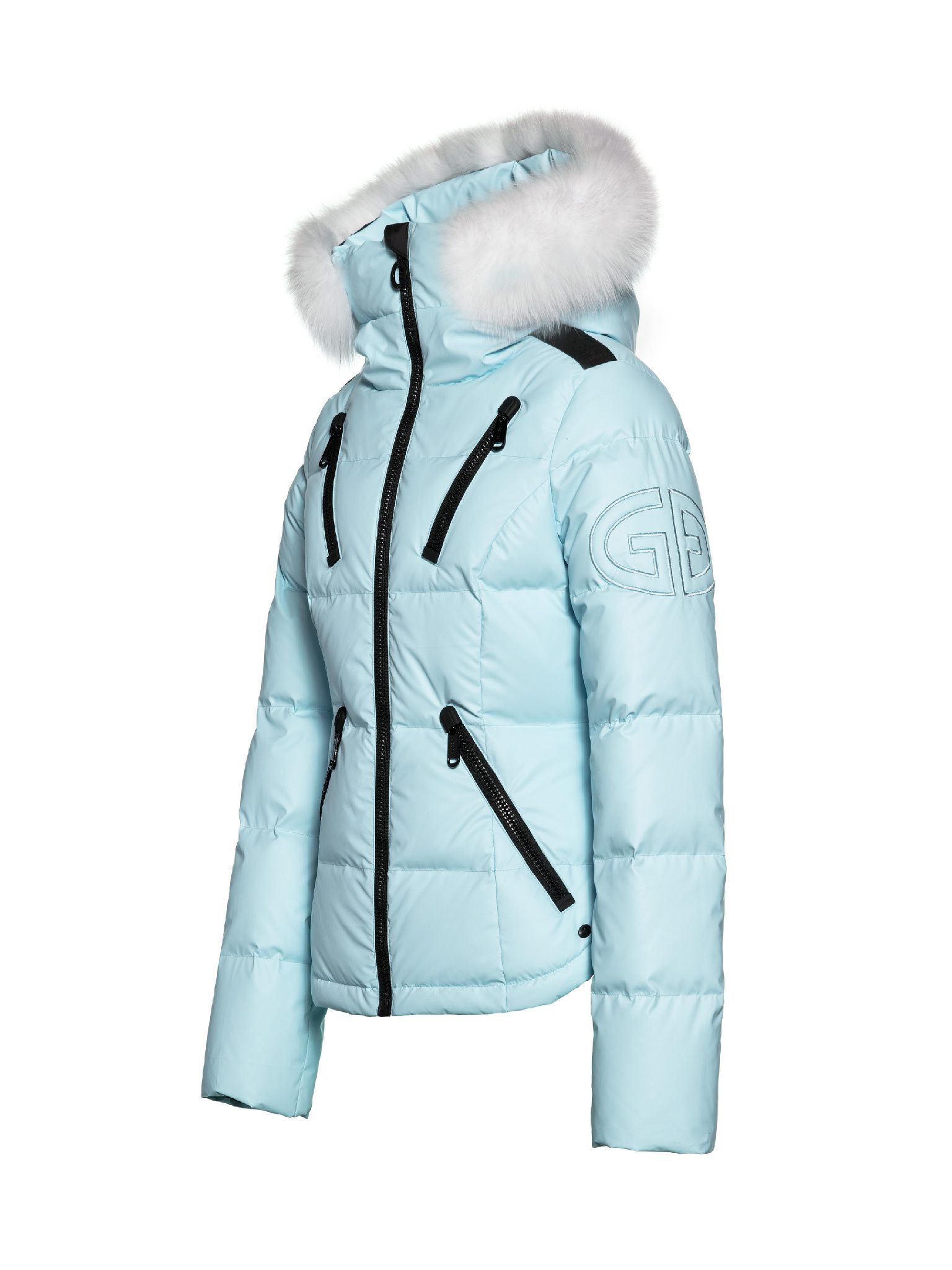 ice blue ski jacket