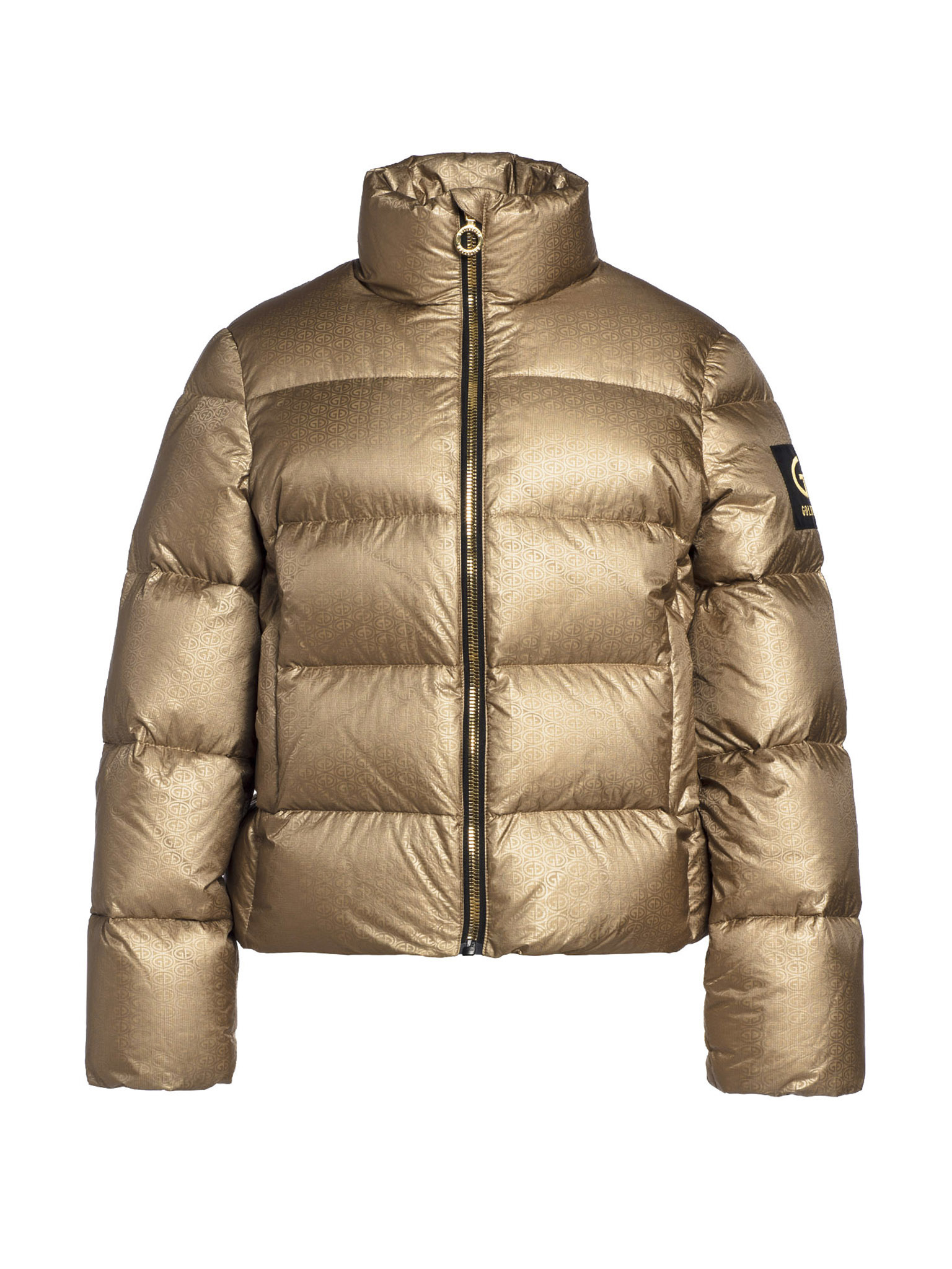 gold down jacket