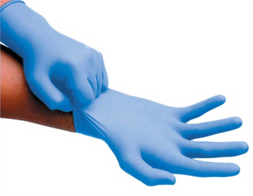 Nitrile handschoenen blauw 100 stuks - Salontextiel.nl