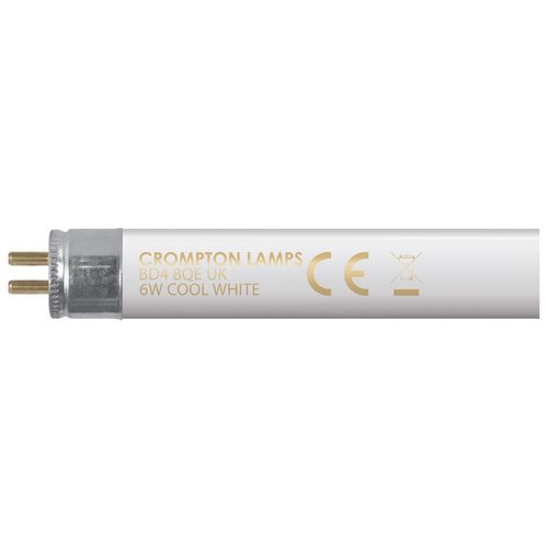 Crompton Fluorescent T5 Halophosphate 9" • 6W • 4000K • G5 Crompton Fluorescent T5 Halophosphate 9" • 6W • 4000K • G5