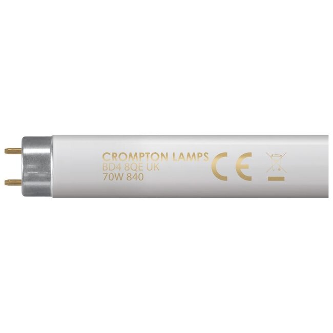Crompton Fluorescent T8 Triphosphor 70W 240V 4000K G13