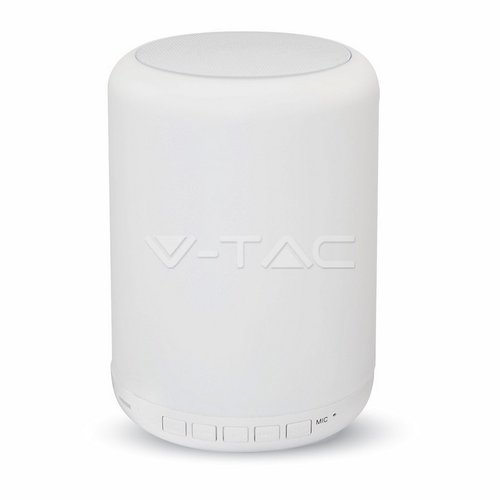 V-Tac Dimmable Table Lamp With Smart Speaker V-Tac 3W RGB+WW Bluetooth Radio V-Tac Dimmable Table Lamp With Smart Speaker V-Tac 3W RGB+WW Bluetooth Radio