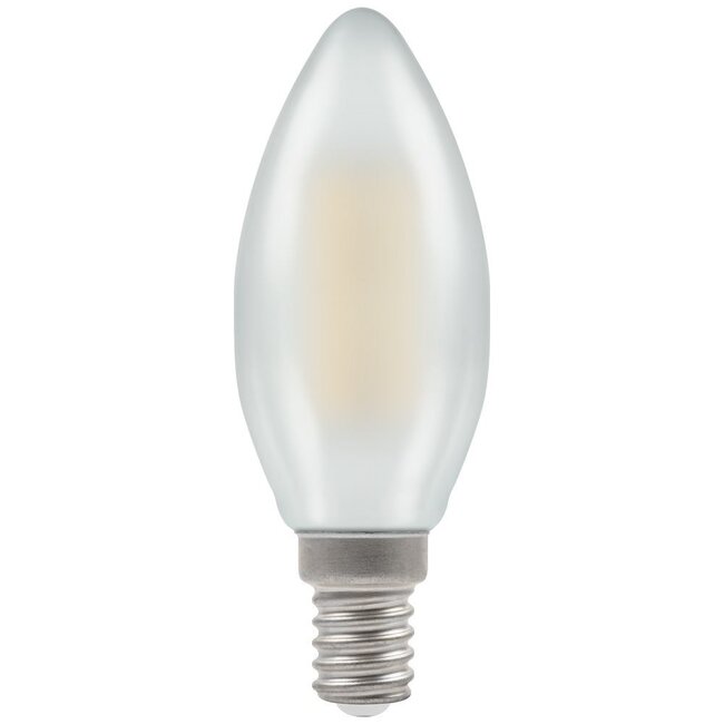 Crompton LED Candle Filament Pearl Dimmable 2700K 470Lm E14