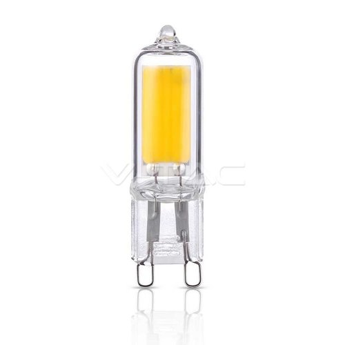 V-Tac V-Tac Glass G9 2W LED 6000K Daylight White V-Tac V-Tac Glass G9 2W LED 6000K Daylight White