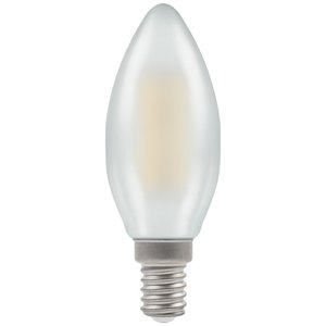 Crompton LED Candle Filament Pearl Dimmable 2700K 470Lm E14