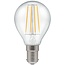 Crompton LED Round Filament Dimmable Clear 5W 2700K SBC-B15d