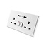 V-Tac V-TAC SMART 2 GANG SOCKET WHITE WIFI