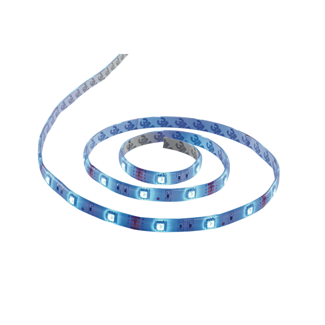 Aqualine 24V 5M RGB IP65 30W RGB Cabinet - White Plastic