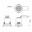 Shieldplus Mv Tilt 50W Recessed - Satin nickel