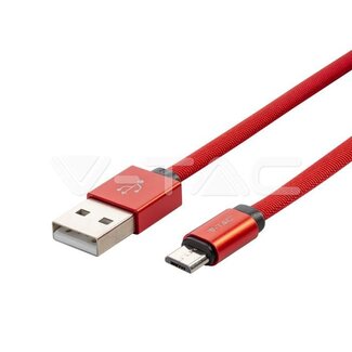 V-Tac V-Tac 1m. Type C USB Cable Red Ruby Series
