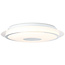 Brilliant Viktor LED ceiling Light 45cm white/silver CCT, RGB, Remote Dimmable, RGB Backlight