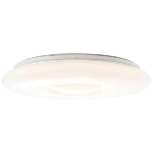 Brilliant Kennie LED wall and ceiling light 50cm white/chrome Brilliant Kennie LED wall and ceiling light 50cm white/chrome