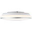 Brilliant Visitation LED ceiling light 39cm white-silver CCT RGB dimmable with Remote & RGB Backlight