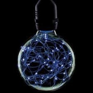 International Lamps Prolite Funky Filament 1.7w Blue Star Effect LED Globe Lamp