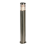 Bliss Bollard IP44 9.2W Warm White Floor - Brushed Stainless Steel