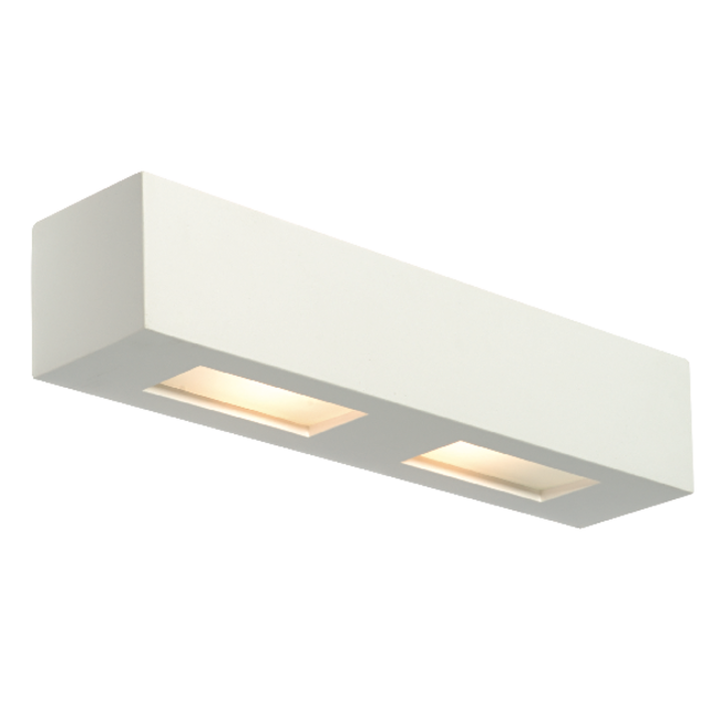 Box 2LT Wall 28W - White Plaster