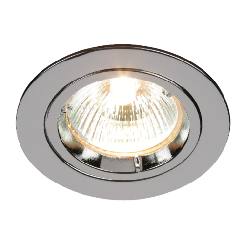 Saxby Cast Fixed 50W Recessed - Chrome Plate