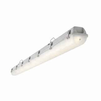 LED Anti Corrosive 6Ft Single IP65 30W Cool White Flush - Frosted PC