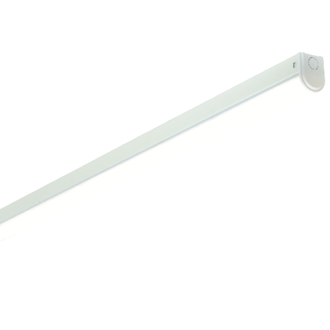 Linear 6Ft Single 28W Cool White Flush - Opal PC