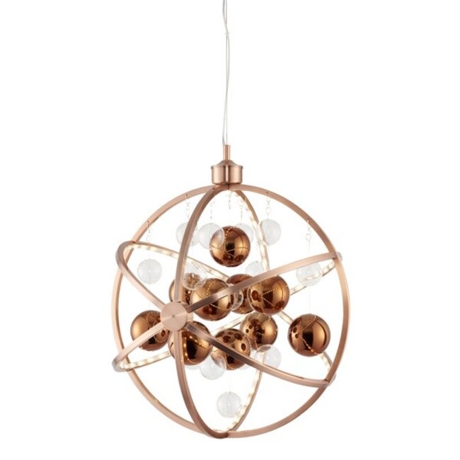 Muni 480MM Pendant 10W Warm White - Copper Plate - Factory Second