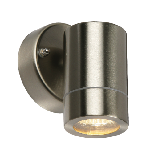 Palin 1LT Wall IP44 35W - Brushed Stainless Steel Palin 1LT Wall IP44 35W - Brushed Stainless Steel