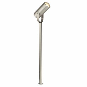 Saxby Palin 610MM Spike IP44 35W Floor - Brushed Stainless Steel