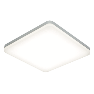 Saxby Noble 300mm square flush IP44 22W cool white - opal pc