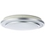 Brilliant Vilma LED flush fitting 52cm White-silver CCT-RGB-Dimmable with remote