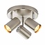 Arezzo 3lt Round 7w spot- Satin Chrome