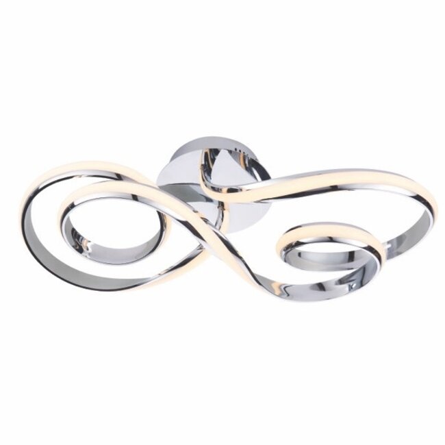 Aria semi flush  36W warm white - chrome plate - Factory Second