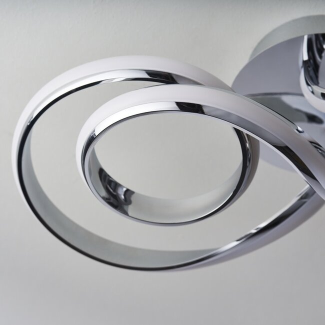 Aria semi flush  36W warm white - chrome plate - Factory Second