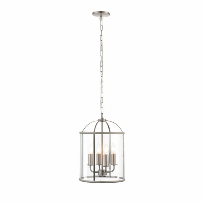 Lambeth 4lt Pendant - S Nickel