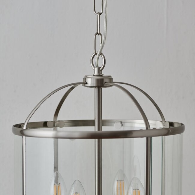 Lambeth 4lt Pendant - S Nickel