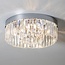 Crystal 5LT Flush IP44 18W - Chrome Plate