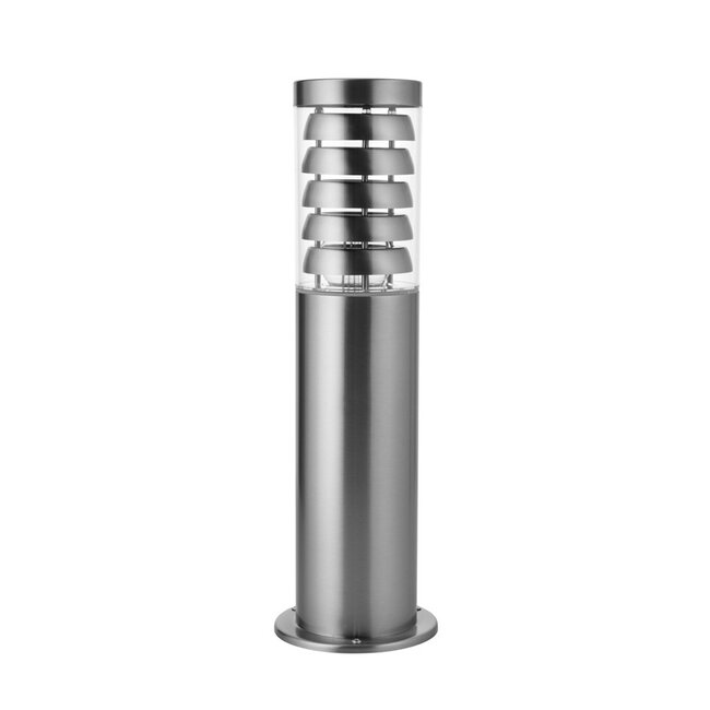 Tango Post IP44 9.2W Warm White Floor - Brushed Stainless Steel