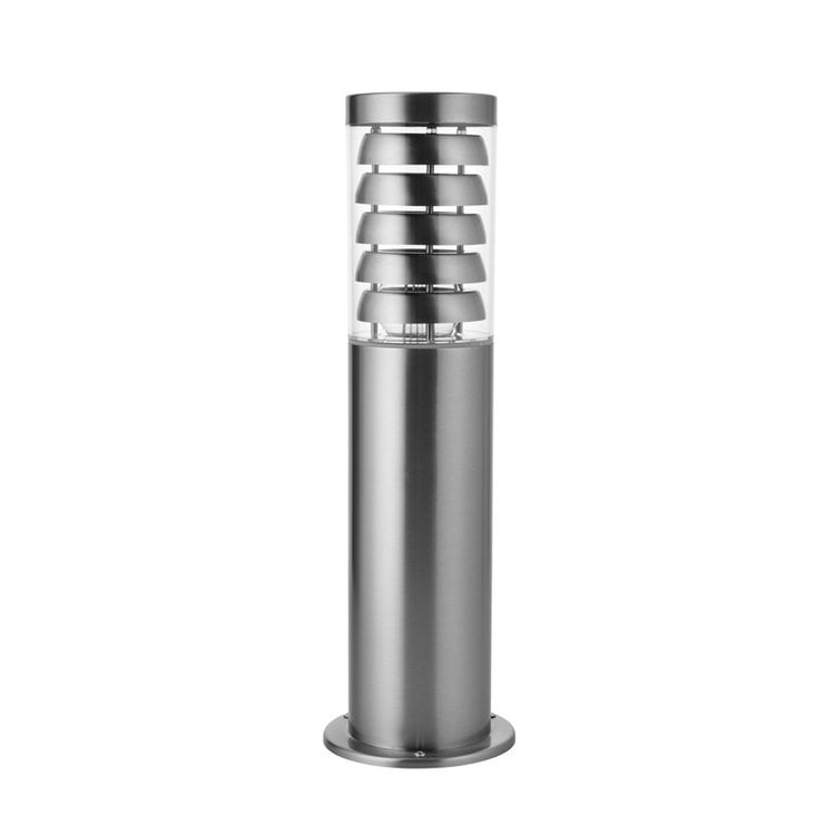 Saxby Tango Post IP44 9.2W Warm White Floor - Brushed Stainless Steel