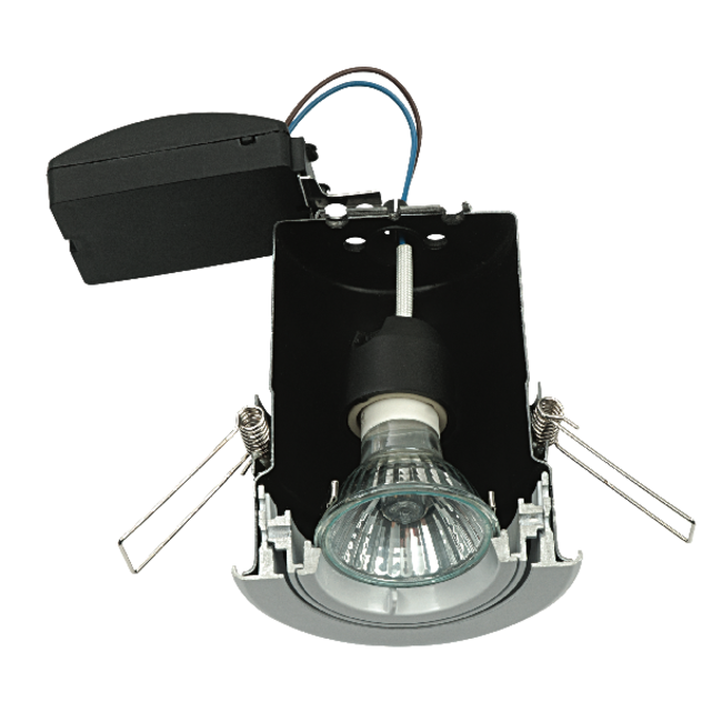 Shieldplus Mv Fixed 50W Recessed - Chrome Plate