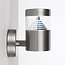 Pyramid 1LT Wall IP44 3.3W - Brushed Stainless Steel