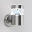 Pyramid 1LT Wall IP44 3.3W - Brushed Stainless Steel