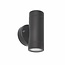 Palin 2LT Wall IP44 7W - Matt Black