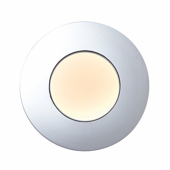 Orbitalplus IP65 9W Warm White Recessed - Chrome Plate