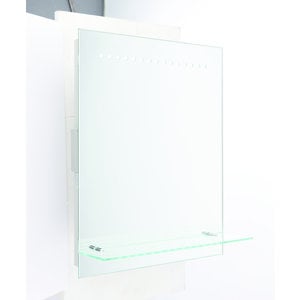 Saxby Omega Shaver Mirror IP44 1.5W SW Wall - Mirrored Glass
