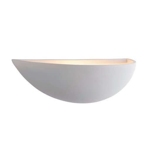 Mini Crescent 1LT Wall 40W - White Plaster Mini Crescent 1LT Wall 40W - White Plaster