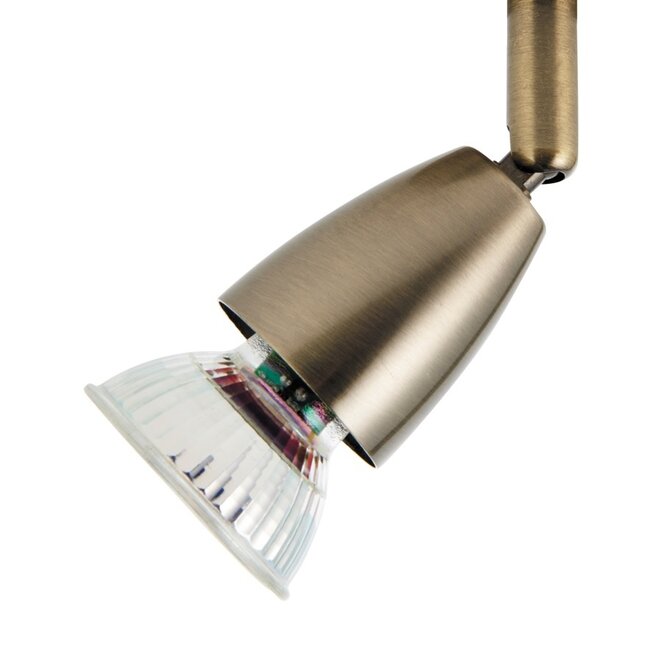 Amalfi 6LT Bar 50W Spot - Antique Brass