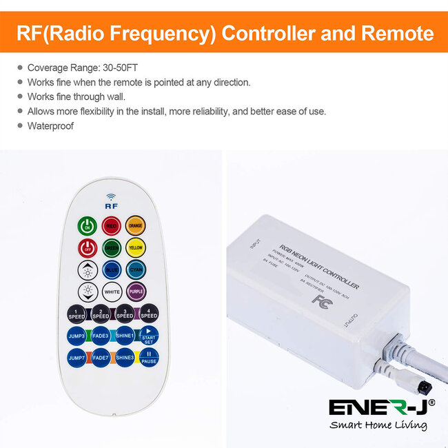 Ener-J Ener-J Smart WiFi LED Light Strip Kit 3m RGB