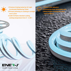 Ener-J Ener-J Smart WiFi LED Light Strip Kit 3m RGB