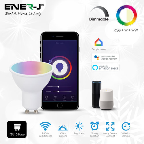 Ener-J Ener-J Smart WiFi LED GU10 5W Ener-J Ener-J Smart WiFi LED GU10 5W