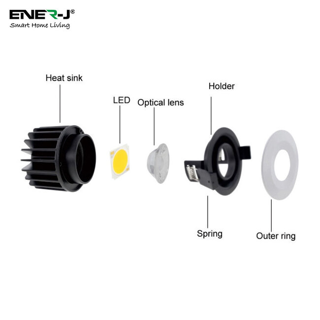 Ener-J Ener-J Smart WiFi LED Downlight 18W Dimmable