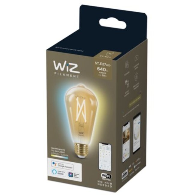WIZ ST64 Filament Bulb Amber E27